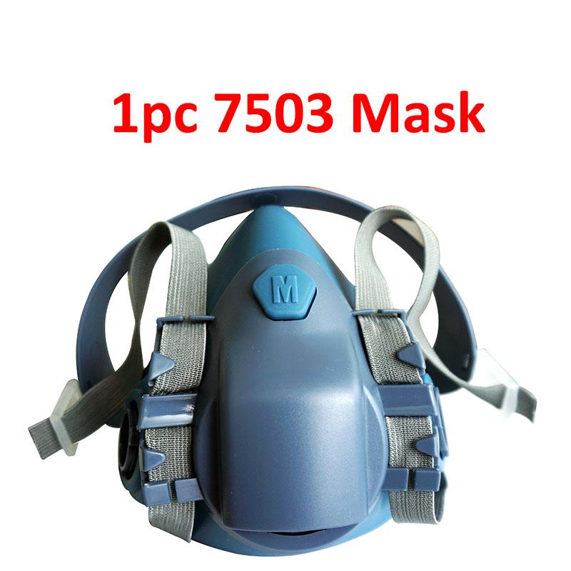 7503  Chemical Respirator Protective Mask Industrial Paint Spray Can Matched with 6000 Filter Anti Organic Gas