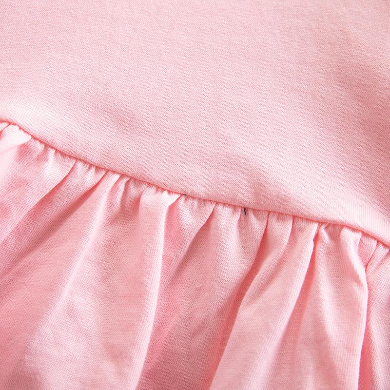 Korean Style Girls' Cartoon Long Sleeve Princess Dress - Mesh Skirt (Spring & Autumn 2026)