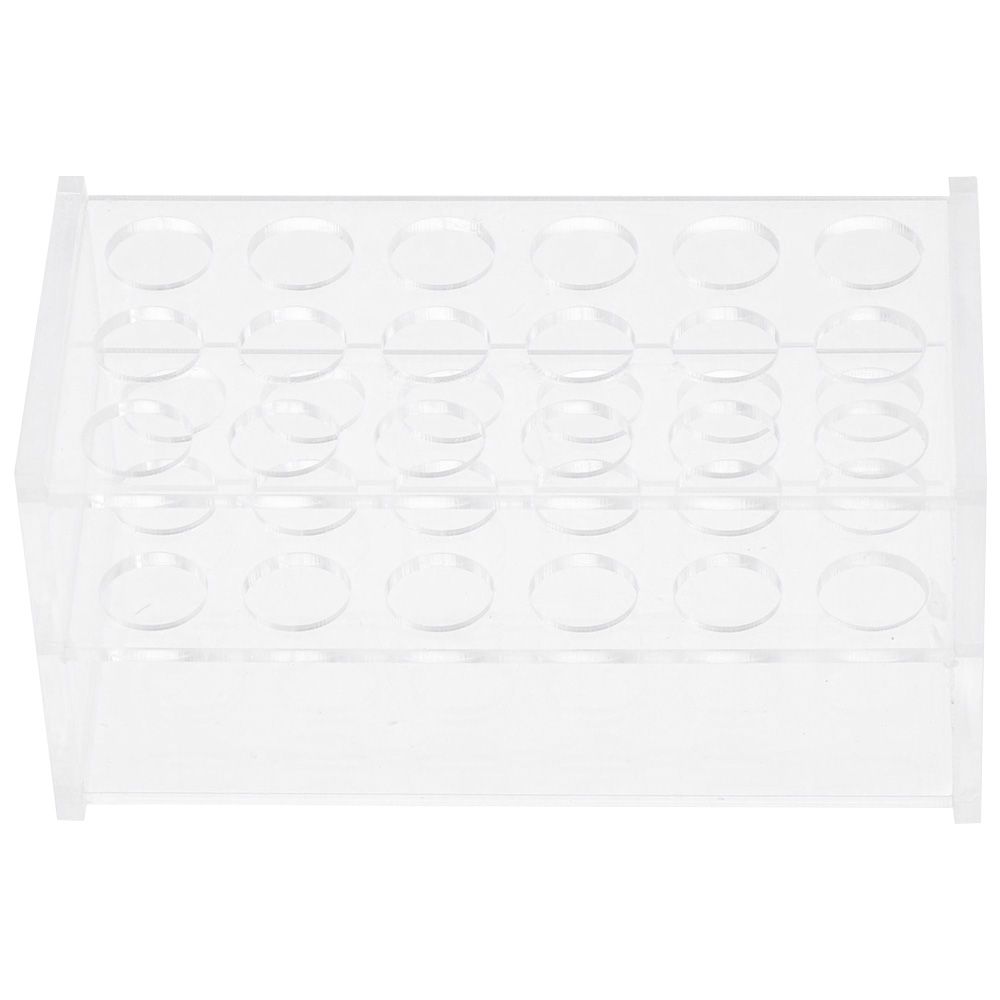 Test Tube Rack Holder Lab Stand Acrylic 18-Well 17mm Diameter Clear for 10ml,15ml Tube