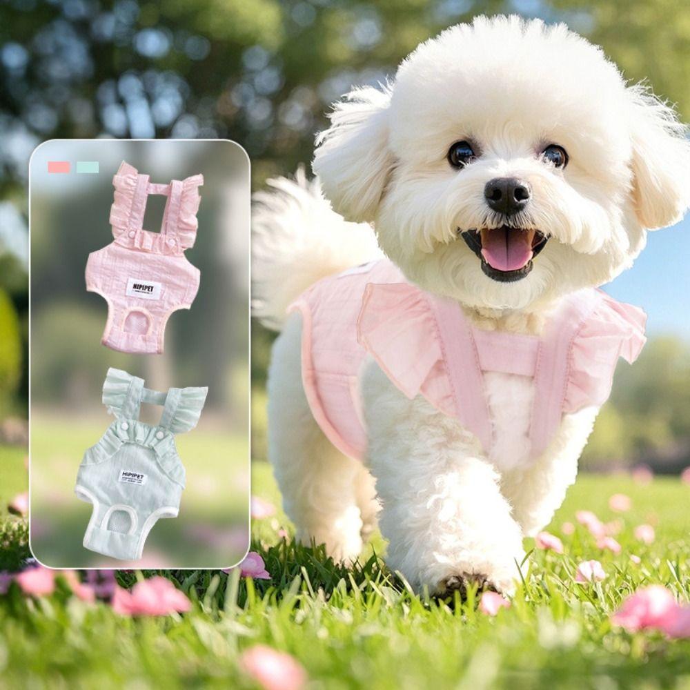 Thin Pet Dog Diapers Solid Color Summer Pet Pants Fashion Dog Physiology Pants  Anti Harassment