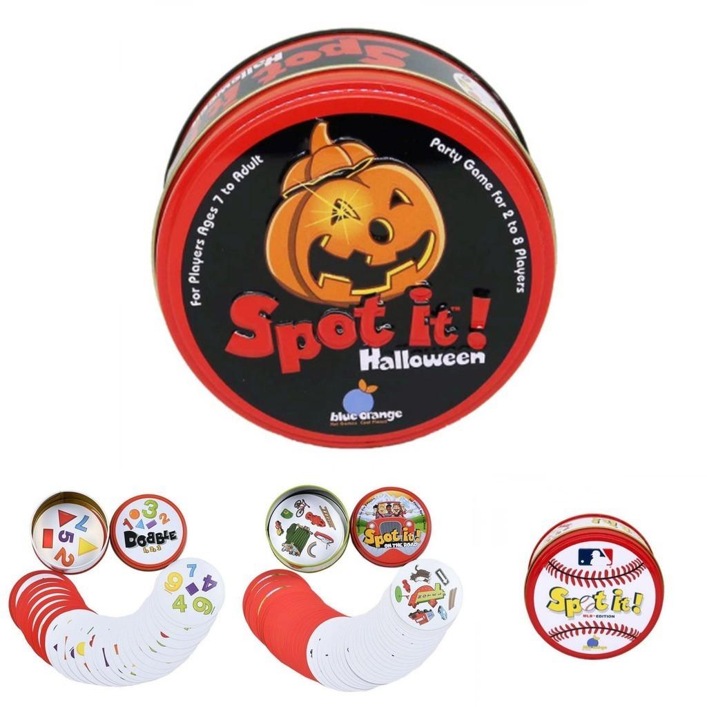 Carte colorate Dobble Spot It per bambini e adulti, perfette per feste e viaggi