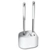 Toilet Brush With TPR Soft Bristles Long Handle Silicone Head Floor Standing Or Wall Mounted Design