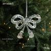 New Transparent Christmas Tree Hanging Ornaments Acrylic Christmas Ornaments Xmas Tree Decorations Xmas Party