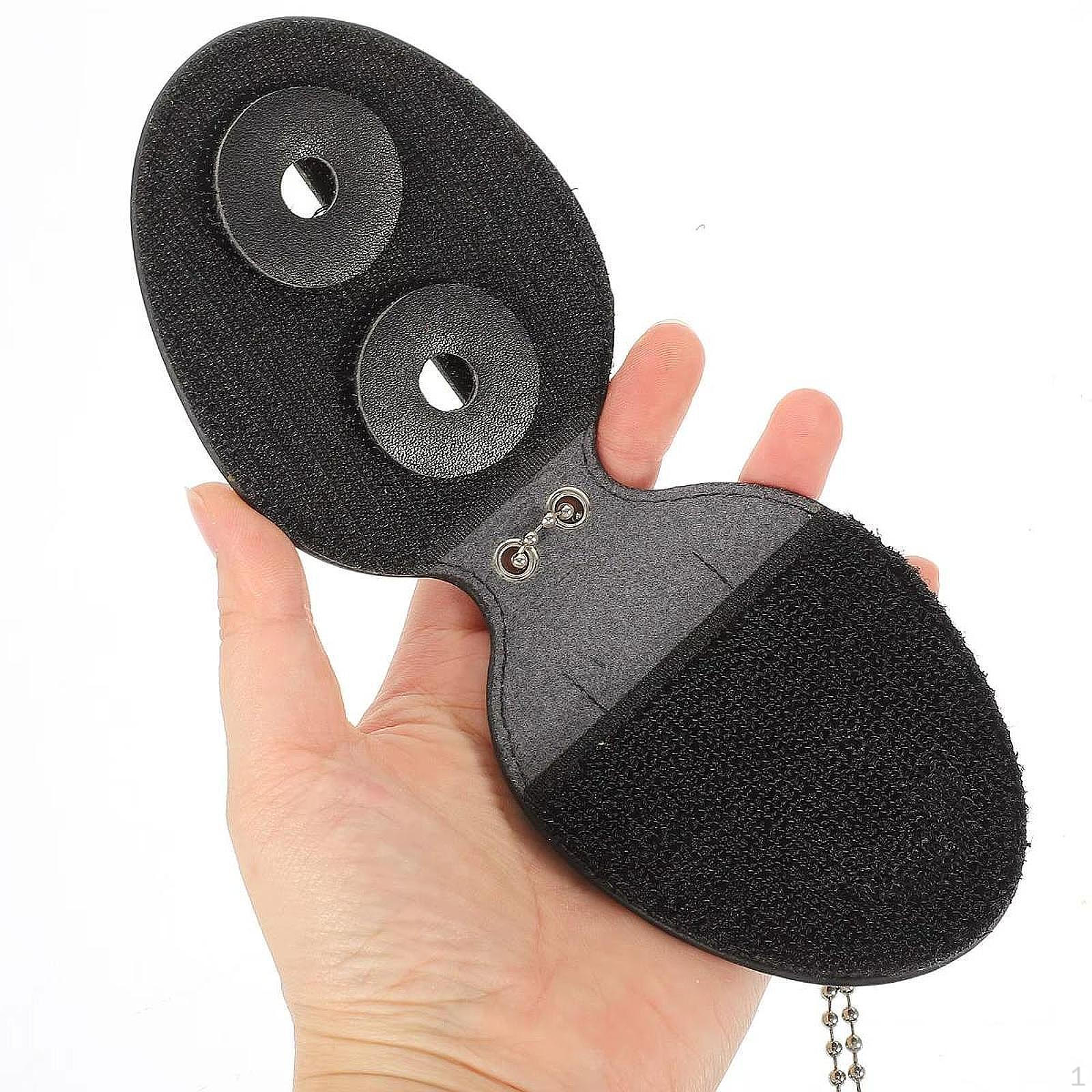 

Держатель для полицейского значка портативный универсальный черный легкий принадлежности искусственная кожа Oval