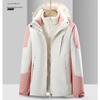 Mink Velvet Liner 3-in-1 Windproof Waterproof Jacket for Women & Men - Detachable, Warm Outerwear
