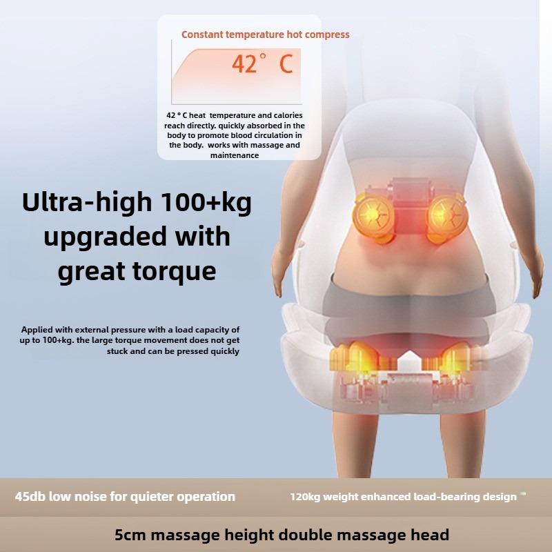 Waist And Hip Massage Cushion Electric Relax Back Cervical Massager Buttocks Leg Heating Kneading Body Lumbar Pillow Instrument