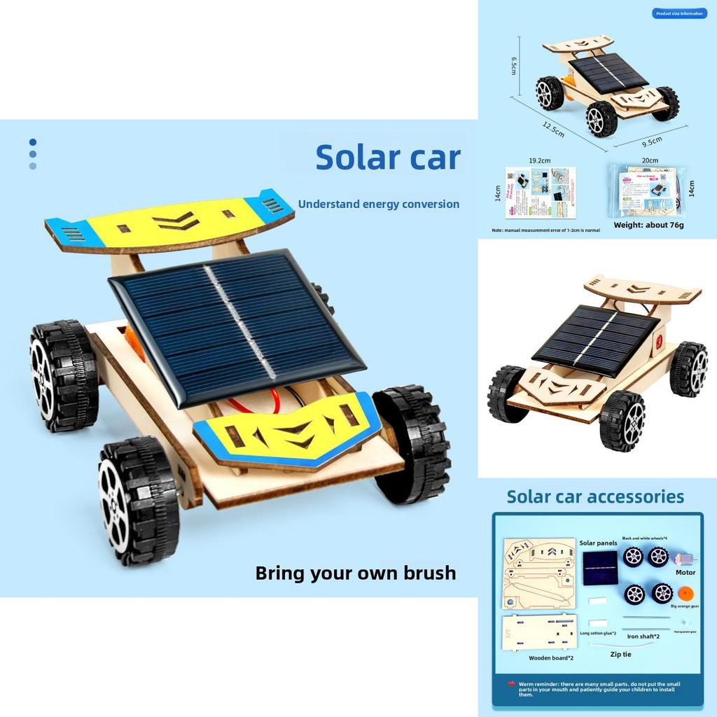 Science Diy Solar Car Kit For Students Educational Physics Toy For Handson Learning