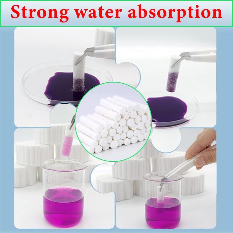 100 ks jednorázových flexibilních vysoce savých podložek na ucpaný nos, navržených pro nosní použití, vysoká míra absorpce, ulevuje od ucpaného nosu, zastavuje krvácení