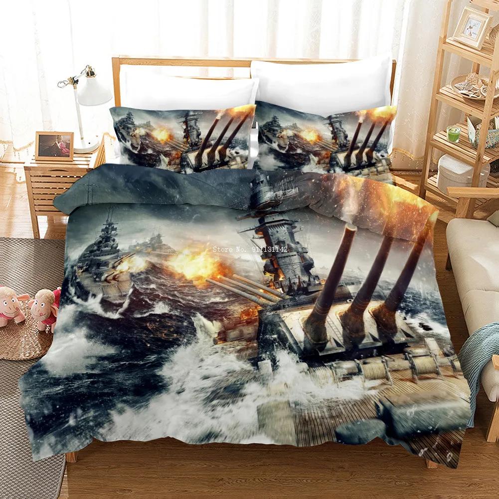 Tank Race Bedding Set Deluxe Home Textile Single Double King Queen Bedding Set Modern Down Quilt Cover And Pillowcase