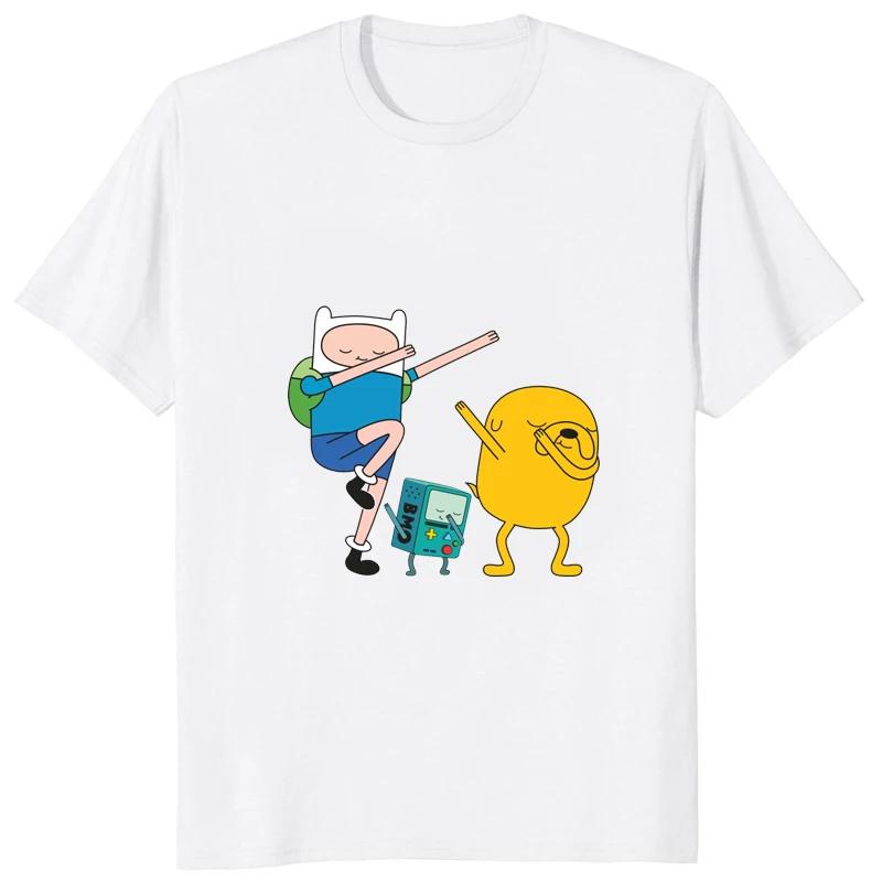 Adventure Time Cartoon Printed Funny T-shirt Acg Fans Ani... S