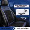 2025 New Dual Cooling Air Conditioning Cushion Summer Ventilation Breathable Seat Pad Car Seat With Hair Dryer And Cooling Pad