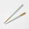Kawai Haze Chopsticks for Kids, Dishwasher Safe, Antibacterial, Mint Green, 18cm, Made In Japan