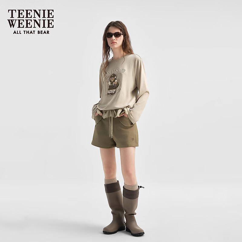 Teenie Weenie Little Bear Letter Casual Shorts