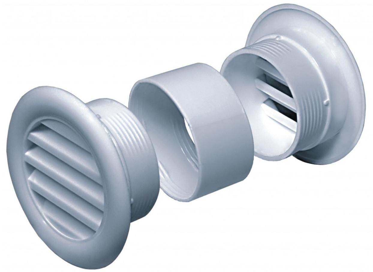 Joom Super Merchant Grille D'aération Blanche Pour Une Ouverture De 40 Mm