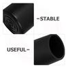 20Pcs Round Chair Leg Floor Protectors Soft Rubber 22Mm Black Non-Slip Furniture Feet Covers for Hardwood Floor Protection