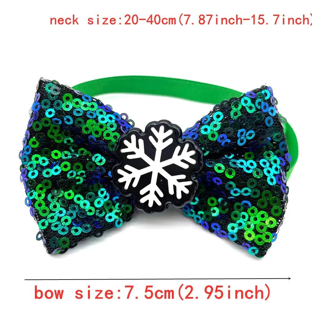 50/100pcs Christmas Dogs Pet Bow Tie Necktie Cute Christmas Tree Pets Dog Necktie for Small Dog Bow Ties Pet Product Dog Bows