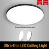 Ultraflache LED-Deckenleuchte: Modernes, dreifach geschütztes Design für Schlafzimmer, Balkon, Küche, Flur oder Wohnzimmer.