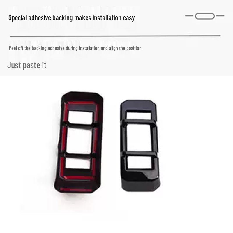 Jetour Traveler Shanhai T2 Front and Rear Light Covers and Fog Light Frame Trim.