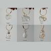 Clear Cat Hair Capsule Keychain: Commemorative Storage Box and Charm
