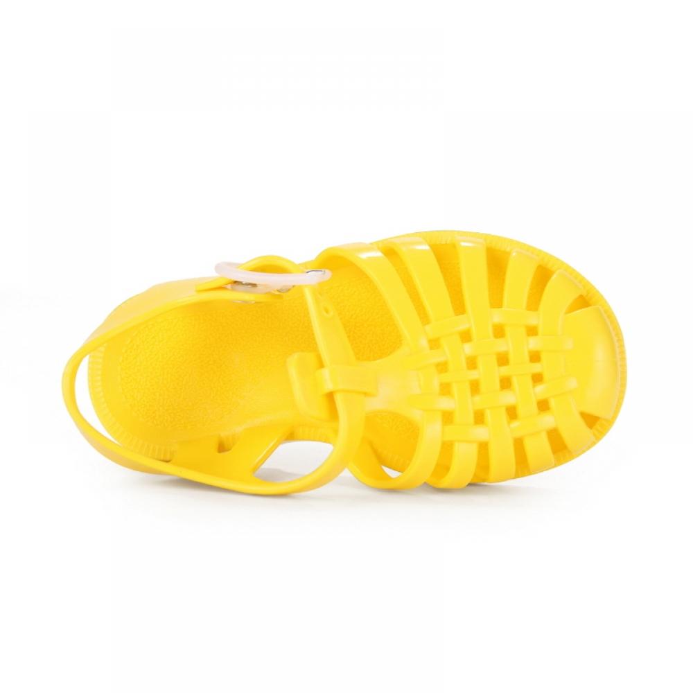 Meduse Sun 201 Jaune June Yellow Kids Kids Jelly Shoes Sandals