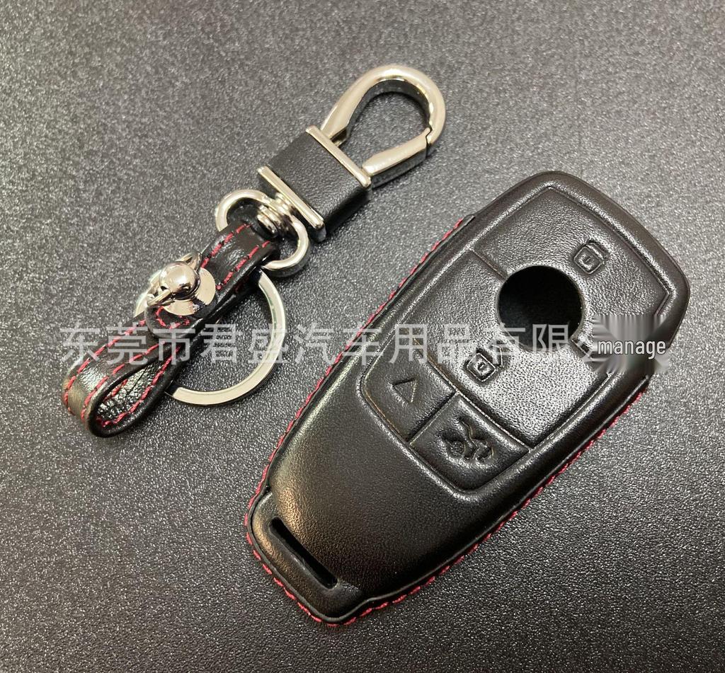 4D Leather Key Case for Mercedes-Benz GLA GLB GLC A-Class B-Class C-Class E-Class AMG