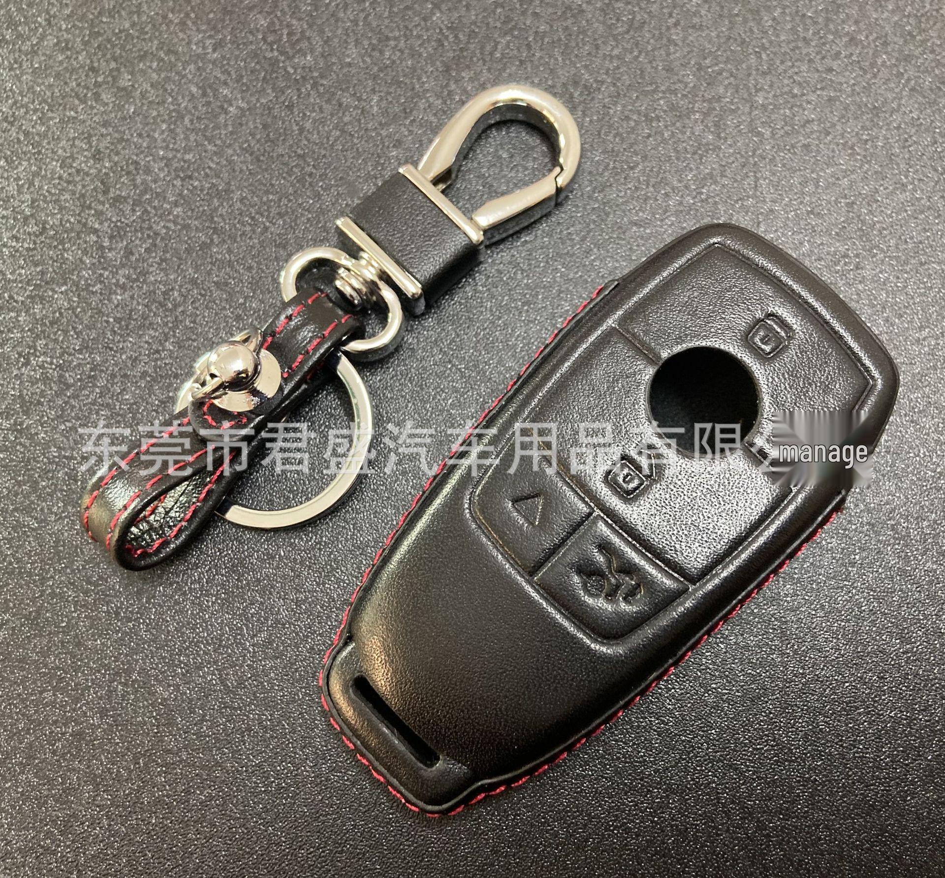 

4D Кожаный чехол для ключа для Mercedes-Benz GLA GLB GLC A-Class B-Class C-Class E-Class AMG Individual Paper Box