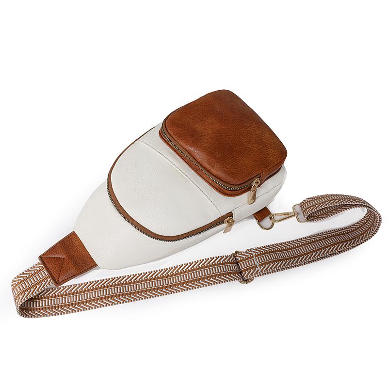 Dámska taška Multifunkčná Crossbody taška Módna Jednoduchá Ramenná Messenger Kabelka Outdoorová PU Kožená Ramenná Taška Nová Denná Taška