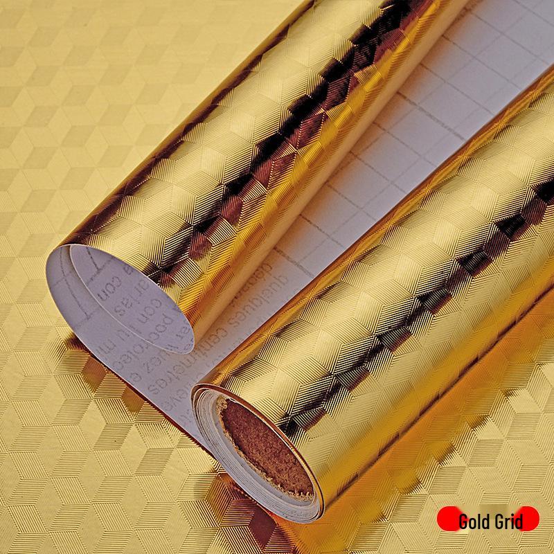 Fireproof Oil-Proof Self-Adhesive Tile Stickers: High Temp Resistant, Waterproof, Moisture-Proof Wallpaper