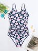 Floral One-Piece Slimming Fashion Women's Bikini Swimsuit
