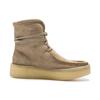 Clarks Originals Round Toe Lace-Up Ankle Boots Women ankle boots Light-Brown 261634124