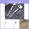 Premium 304 Stainless Steel Long Handle Measuring Spoon Set For Baking And Cooking
