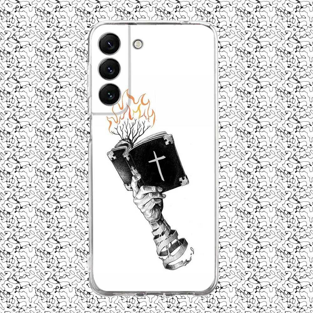 

Bible Verse Jesus Christian Phone Case For Samsung S24,30,21,22,23,20 FE,lite,PIus,Ultra,5G,Note,9,10 Transparent Cover SamsungS24ULTRA