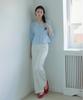 ROEM White Wide Denim Pants Rmtjg26Rt1