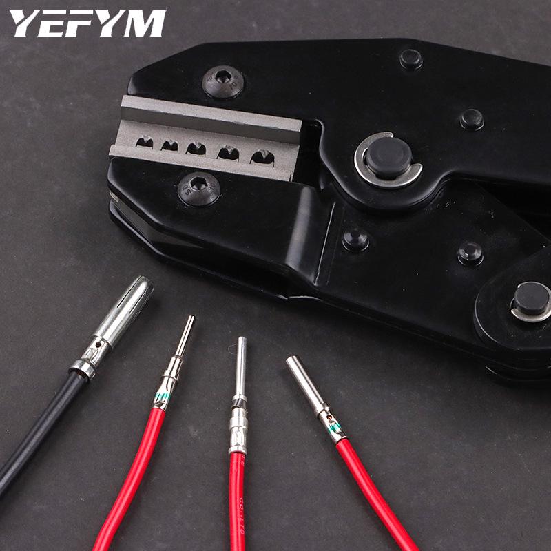 YF-0540 Heavy-Duty Aviation Terminal Crimping Pliers for Harting HEE Male/Female Pins