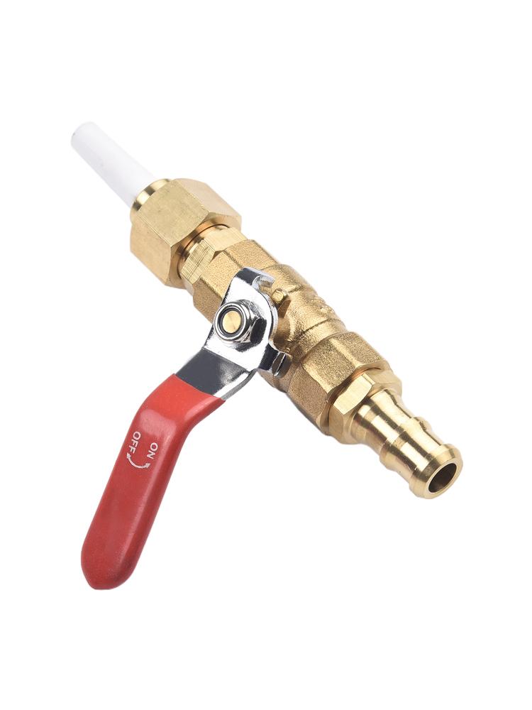 Valve Type Sandblaster Tool Featuring Brass Ball Valve and Connector Replacement for Efficient Rust and Paint Removal