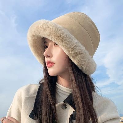 Un cappello per tenersi al caldo in autunno e inverno, cappello di lana ispessito, copricapo versatile per studenti, antivento e vellutato per il ciclismo.