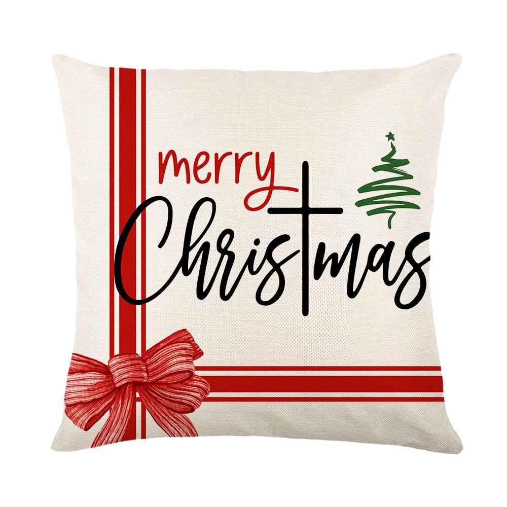 Pillowcase Christmas Pillowcase Ins Pillow American Bed Cushion Home Office Sofa Waist Cushion