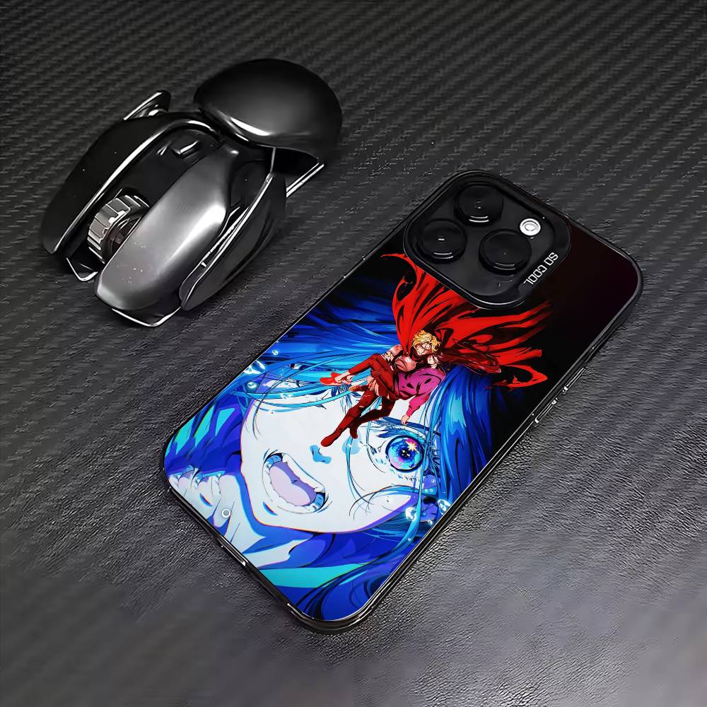 Anime Z-ZENSHU Phone Case For iPhone17,16,15,14,13,12,11 Plus,Pro Max Colored Silver Plated Inside Cover