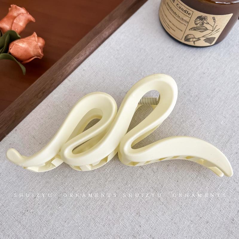 Exquisite Acrylic Claw Clip for Thick Hair - Large High-End Shark Hairpin