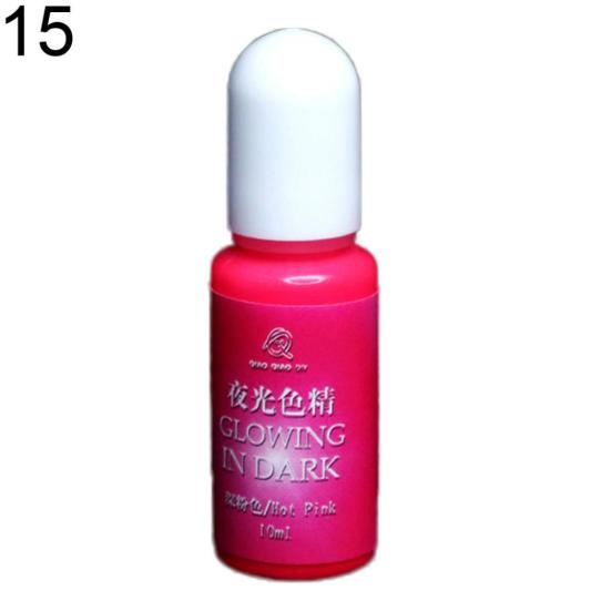 Yousheng 20 Colors Luminous Pigment Dye UV Resin Epoxy DIY Making Crafts Jewelry Supply