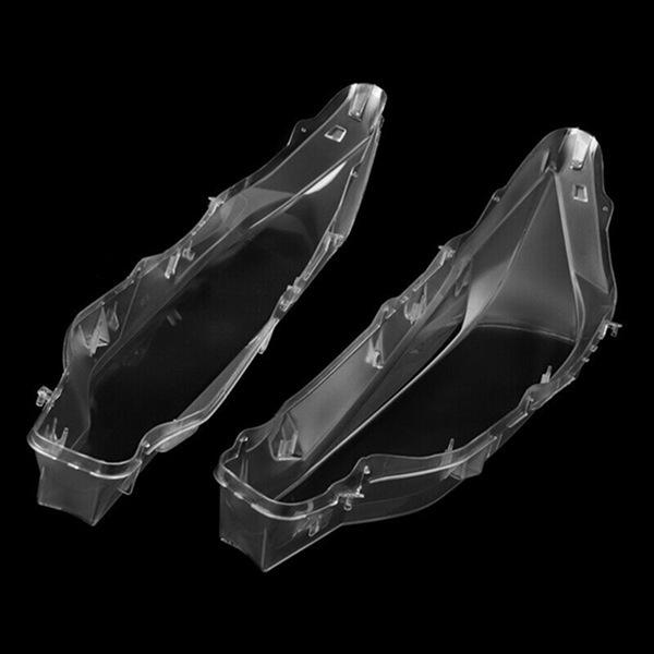 1 Pair Transparent PC Headlight Covers for BMW: Front Car Headlight Shell
