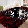 Horror Anime H-Hellsing Floor Mat INS Style Soft Bedroom Floor House Laundry Room Mat Anti-skid Household Carpets