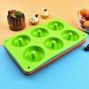 6 Cavity Silicone Donut Mold Non-Stick Baking Tray Reusable Bagels Muffins Donut Maker Cake Mould Baking Pan DIY Decoration Tool