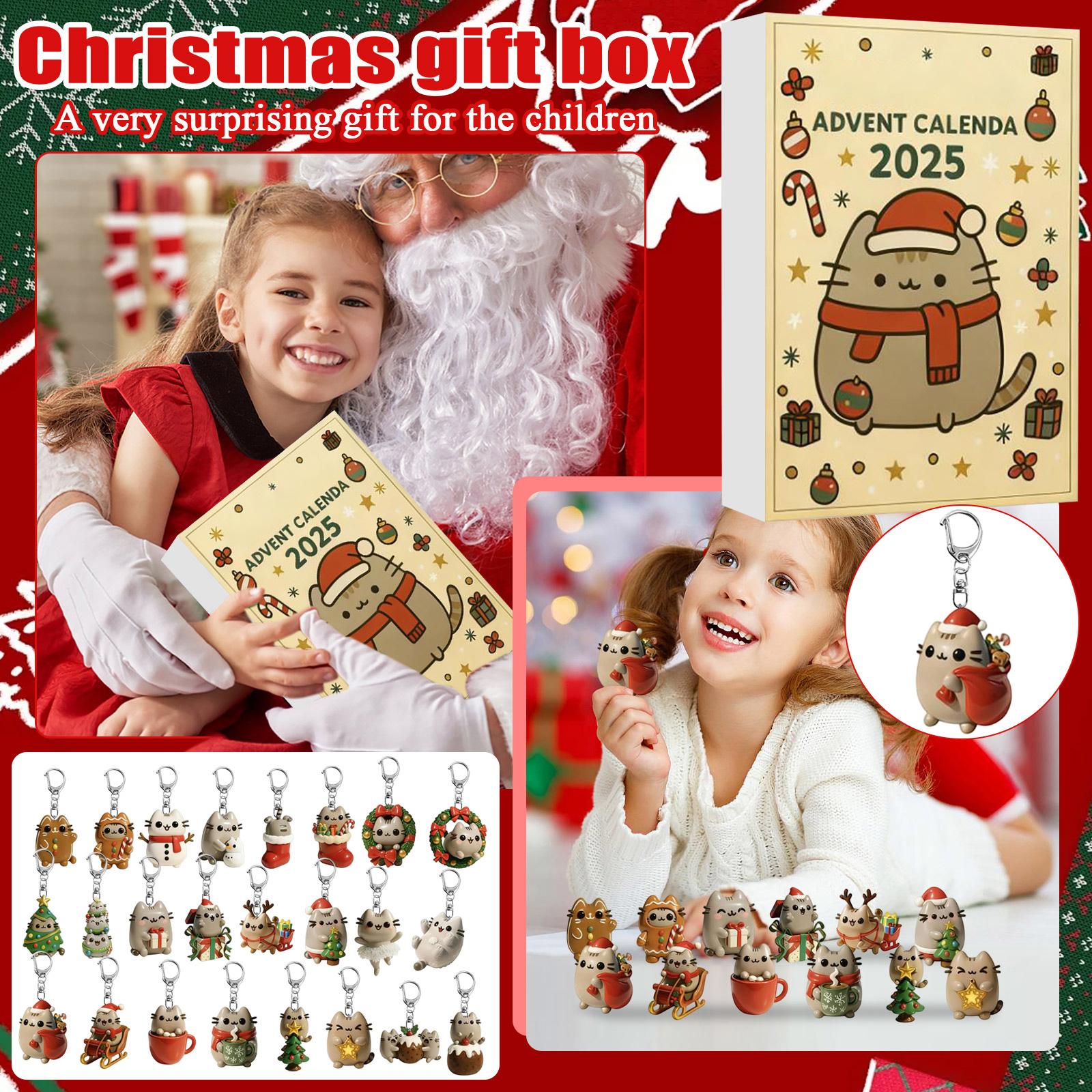 

24-дневный календарь обратного отсчета, Адвент-календарь, Сюрприз каждый день, Подарок для детей, Подарок для фанатов One Size