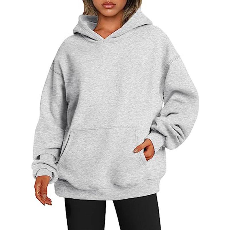 Women's Oversized Casual Hoodie Sweatshirt with Front Pocket - Cozy and Stylish Pullover Hoodies Fleece Swe