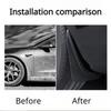 Mudguards For Tesla Model Y-Berlin/Austin 2022-2024 4PCS Front Rear Wheel Mud Flaps TPE Front Rear Fender Protector Accessories
