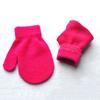 Fashion Childrens Kids Thickening Warm Knitted Gloves Winter Glove Candy Color Full Finger Mittens