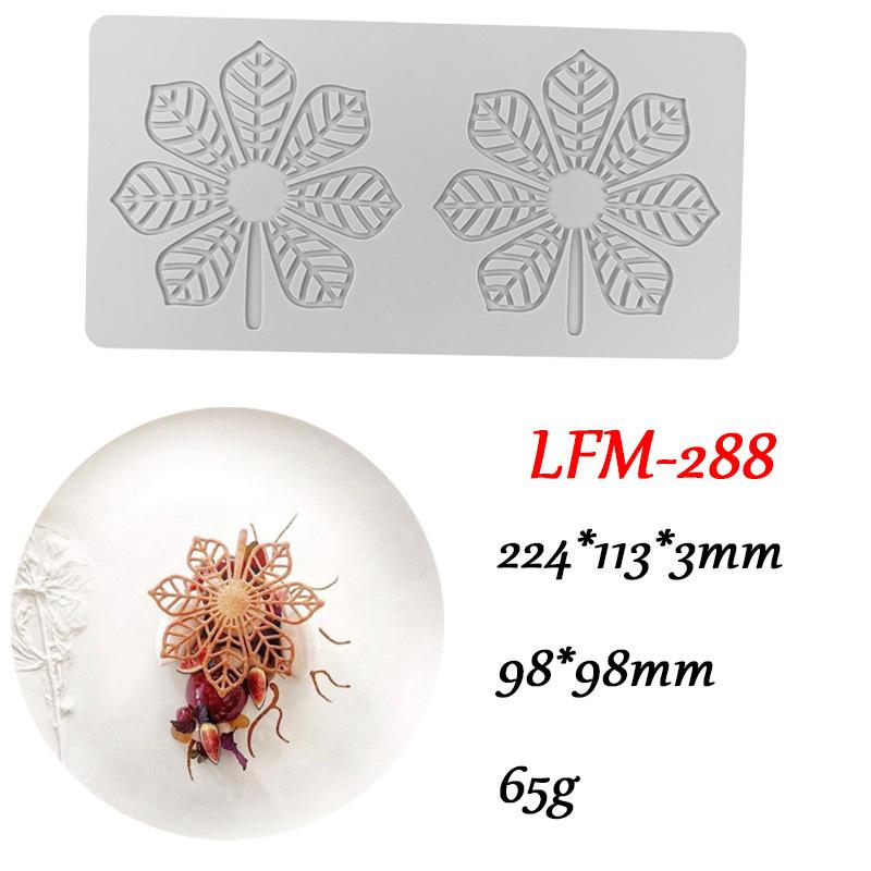 Christmas Tree Fondant Silicone Mold Flower Lace Pad Baking Cake Embossing Mold Chocolate Biscuit Printing Tool Decorative Chip