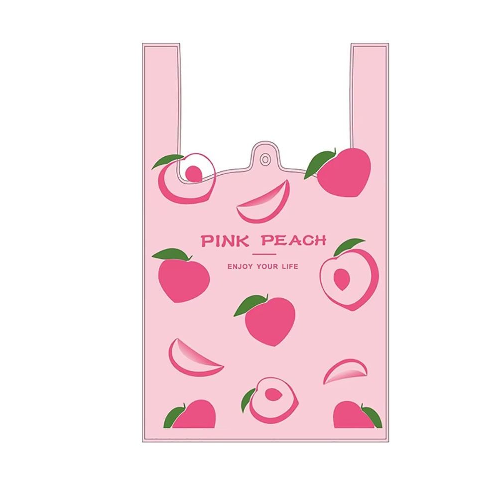 50 ks s uchem plastová taška tote barevné tašky na odnos nové tašky vesty balení potravin