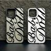 Fashion English Letters Phone Case For IPhone 17e Air 16E 17 16 15 Plus 14 13 12 11 Pro Max Shockproof Anti-slip Y2k Hard Cover